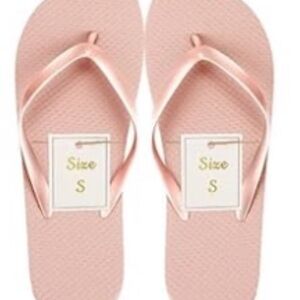 Pink Flip Flops - Size S